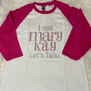 Brand New, Bling letters, 3/4 sleeve T-shirt, Size M